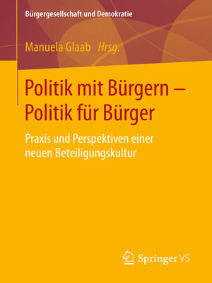 cover image of Politik mit Bürgern--Politik für Bürger